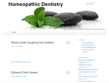 Tablet Screenshot of homeopathic-dentistry.com